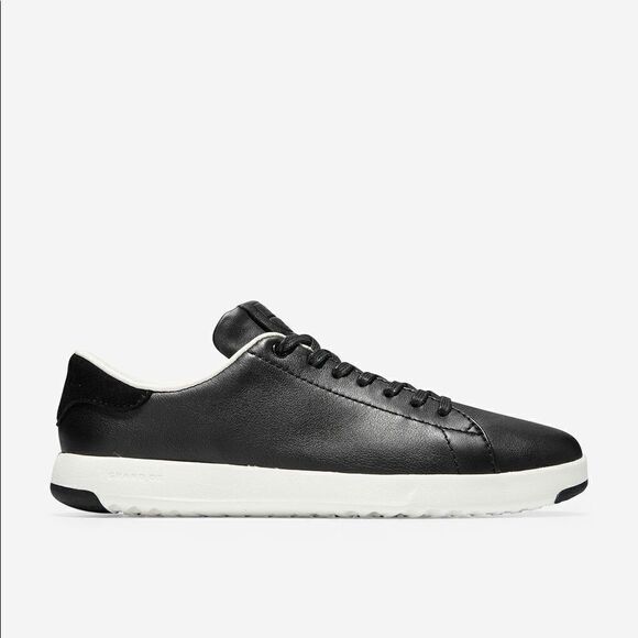 Cole Haan grandpro tennis sneakers black leather NIB - Picture 2 of 8